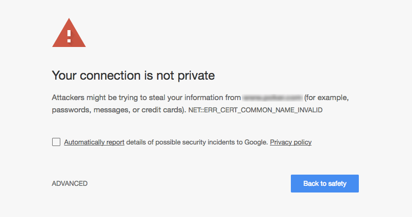 NXDomain---Your-Connection-is-not-private-certificate-error